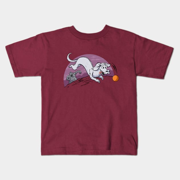 Go Fetch, Falcor! Kids T-Shirt by ctupa